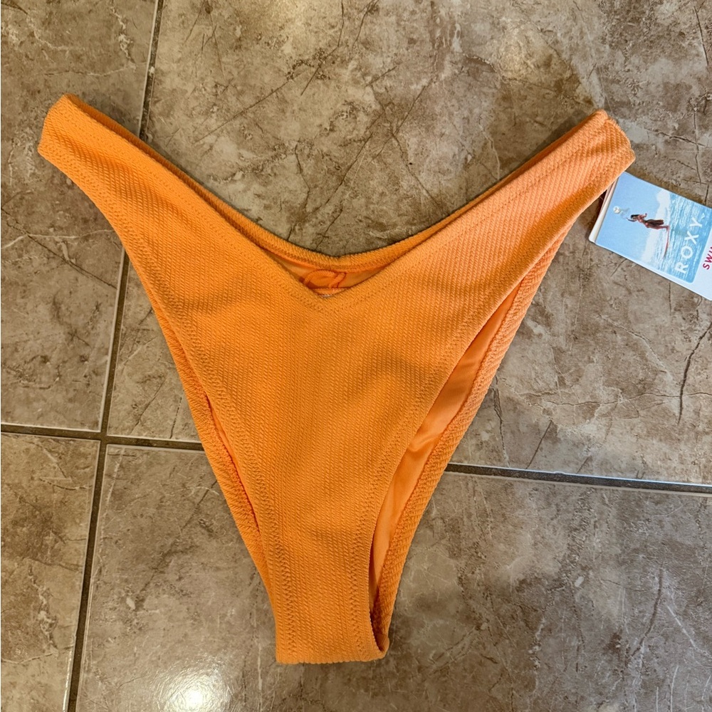 Roxy Vibrant Orange Swim Bottom